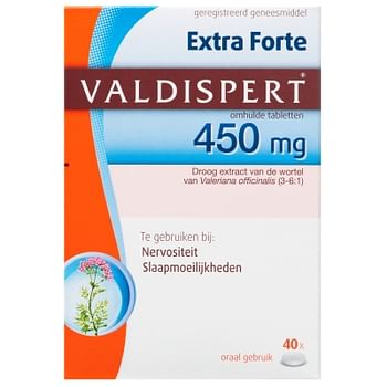 Aanbiedingen Valdispert valeriaan 450 mg - Geldig van 24/08/2021 tot 16/12/2021 bij Drogisterij.net