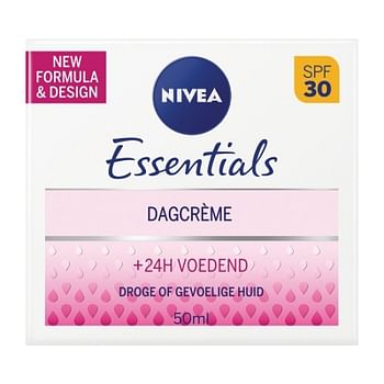 Aanbiedingen Nivea Essentials 24H Voedend Dagcreme 50ml - Geldig van 10/09/2021 tot 21/01/2022 bij Drogisterij.net