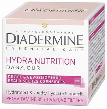 Aanbiedingen Diadermine Dagcreme Hydra Nutrition 50ml - Geldig van 12/09/2021 tot 21/01/2022 bij Drogisterij.net
