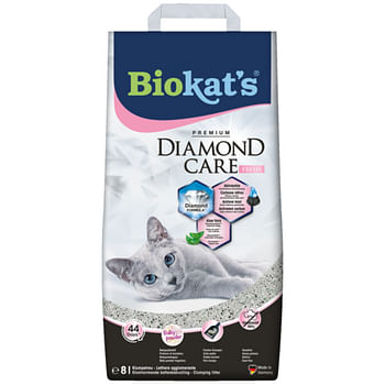 Aanbiedingen Biokat's Kattenbakvulling Diamond Care Fresh 8 liter - Geldig van 17/09/2021 tot 06/12/2021 bij Plein