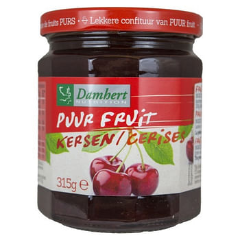 Aanbiedingen Damhert Puur Fruit Confiture Kersen 315 gr - Geldig van 17/09/2021 tot 22/01/2022 bij Plein