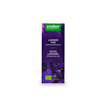 Aanbiedingen Purasana Etherische Olie Lavendel'Echte'Bio 30 ml - Geldig van 17/09/2021 tot 22/01/2022 bij Plein