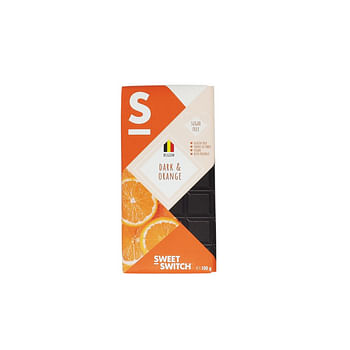 Aanbiedingen Sweet-Switch Chocolade Pure&Orange 100 gr - Geldig van 18/09/2021 tot 22/01/2022 bij Plein