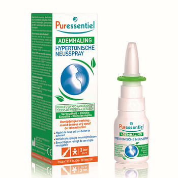 Aanbiedingen Puressentiel Hypertonische Neusspray Ademhaling 15 ml - Geldig van 21/09/2021 tot 22/01/2022 bij Plein