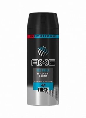 Aanbiedingen Axe Ice Chill Deodorant Spray 150ml - Geldig van 23/09/2021 tot 25/12/2021 bij Drogisterij.net