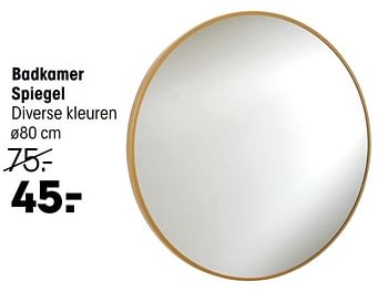 Aanbiedingen Badkamer spiegel - Huismerk - Kwantum - Geldig van 03/01/2022 tot 23/01/2022 bij Kwantum