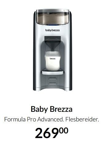 Aanbiedingen Baby brezza formula pro advanced. flesbereider - Babybrezza - Geldig van 04/01/2022 tot 17/01/2022 bij Babypark