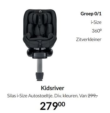 Aanbiedingen Kidsriver silas i-size autostoeltje - Kidsriver - Geldig van 04/01/2022 tot 17/01/2022 bij Babypark