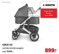 Aanbiedingen Cruz v2 combi-kinderwagen - Uppababy - Geldig van 03/01/2022 tot 29/01/2022 bij Baby-Dump