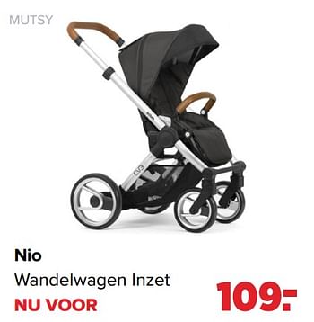 Aanbiedingen Nio wandelwagen inzet - Mutsy - Geldig van 03/01/2022 tot 29/01/2022 bij Baby-Dump