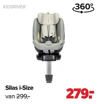 Aanbiedingen Silas i-size - Kidsriver - Geldig van 03/01/2022 tot 29/01/2022 bij Baby-Dump