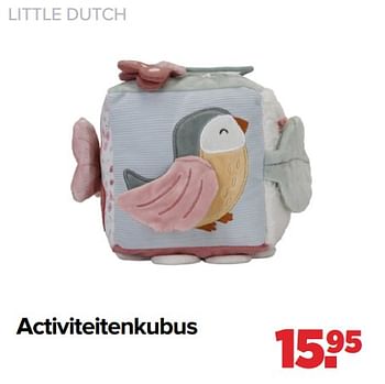 Aanbiedingen Activiteitenkubus - Little Dutch - Geldig van 03/01/2022 tot 29/01/2022 bij Baby-Dump