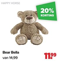 Aanbiedingen Bear bella - Happy Horse - Geldig van 03/01/2022 tot 29/01/2022 bij Baby-Dump