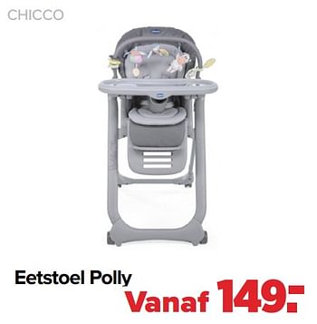 Aanbiedingen Eetstoel polly - Chicco - Geldig van 03/01/2022 tot 29/01/2022 bij Baby-Dump