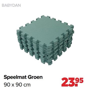 Aanbiedingen Speelmat groen - Babydan - Geldig van 03/01/2022 tot 29/01/2022 bij Baby-Dump