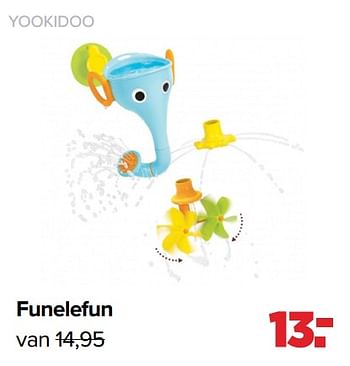 Aanbiedingen Funelefun - Yookidoo - Geldig van 03/01/2022 tot 29/01/2022 bij Baby-Dump