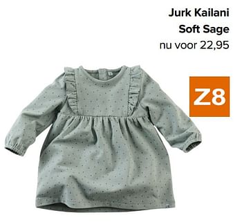 Aanbiedingen Jurk kailani soft sage - Z8 - Geldig van 03/01/2022 tot 29/01/2022 bij Baby-Dump