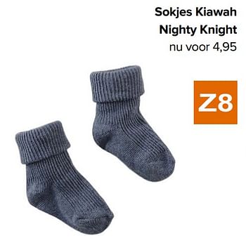 Aanbiedingen Sokjes kiawah nighty knight - Z8 - Geldig van 03/01/2022 tot 29/01/2022 bij Baby-Dump