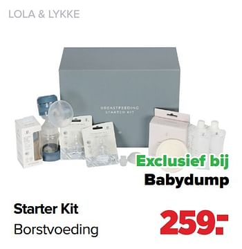 Aanbiedingen Starter kit borstvoeding - Huismerk - Baby-Dump - Geldig van 03/01/2022 tot 29/01/2022 bij Baby-Dump