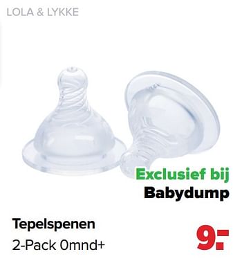 Aanbiedingen Tepelspenen - Huismerk - Baby-Dump - Geldig van 03/01/2022 tot 29/01/2022 bij Baby-Dump