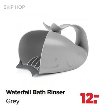 Aanbiedingen Waterfall bath rinser grey - Skip Hop - Geldig van 03/01/2022 tot 29/01/2022 bij Baby-Dump