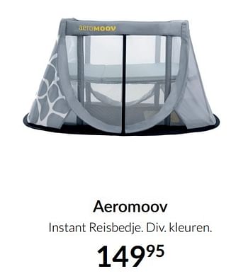 Aanbiedingen Aeromoov instant reisbedje - Aeromoov - Geldig van 04/01/2022 tot 17/01/2022 bij Babypark