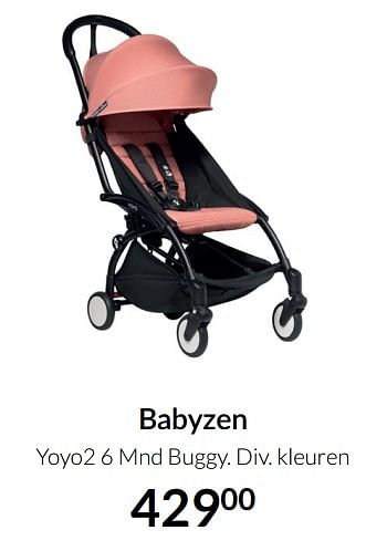 Aanbiedingen Babyzen yoyo2 6 mnd buggy - Babyzen - Geldig van 04/01/2022 tot 17/01/2022 bij Babypark