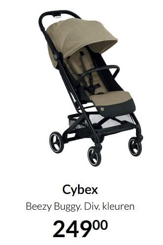 Aanbiedingen Cybex beezy buggy - Cybex - Geldig van 04/01/2022 tot 17/01/2022 bij Babypark