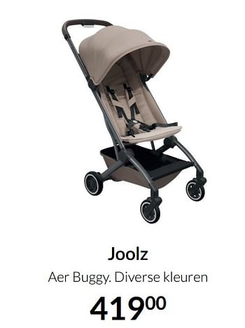 Aanbiedingen Joolz aer buggy - Joolz - Geldig van 04/01/2022 tot 17/01/2022 bij Babypark