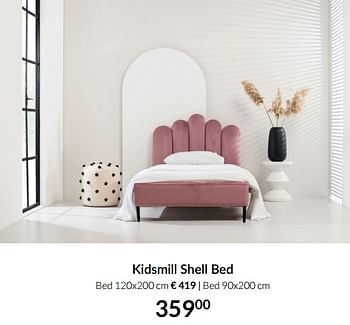 Aanbiedingen Kidsmill shell bed - Kidsmill - Geldig van 04/01/2022 tot 17/01/2022 bij Babypark