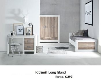 Aanbiedingen Kidsmill long island bureau - Kidsmill - Geldig van 04/01/2022 tot 17/01/2022 bij Babypark