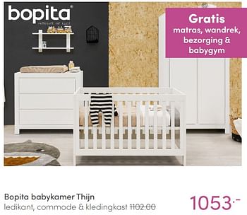 Aanbiedingen Bopita babykamer thijn - Bopita - Geldig van 09/01/2022 tot 15/01/2022 bij Baby & Tiener Megastore