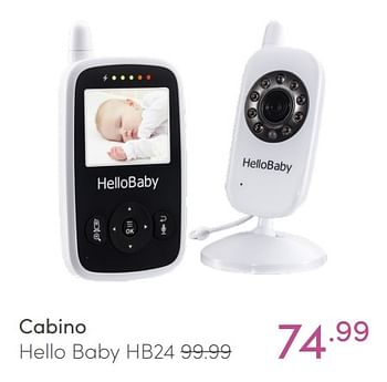 Aanbiedingen Cabino hello baby hb24 - Cabino - Geldig van 09/01/2022 tot 15/01/2022 bij Baby & Tiener Megastore