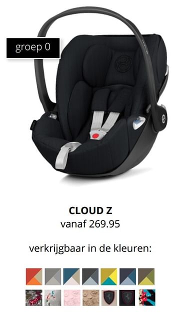 Aanbiedingen Cloud z - Cybex - Geldig van 09/01/2022 tot 15/01/2022 bij Baby & Tiener Megastore