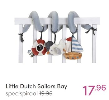 Aanbiedingen Little dutch sailors bay speelspiraal - Little Dutch - Geldig van 09/01/2022 tot 15/01/2022 bij Baby & Tiener Megastore