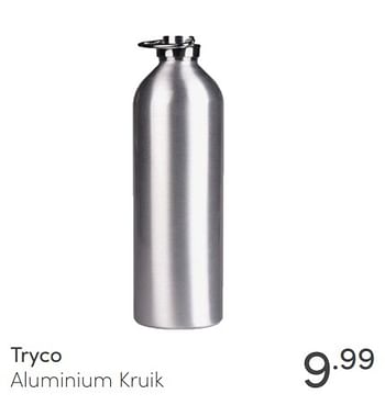 Aanbiedingen Tryco aluminium kruik - Tryco - Geldig van 09/01/2022 tot 15/01/2022 bij Baby & Tiener Megastore