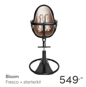 Aanbiedingen Bloom fresco + starterkit - Bloom - Geldig van 09/01/2022 tot 15/01/2022 bij Baby & Tiener Megastore