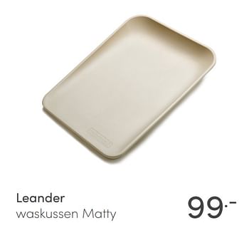 Aanbiedingen Leander waskussen matty - Leander - Geldig van 09/01/2022 tot 15/01/2022 bij Baby & Tiener Megastore