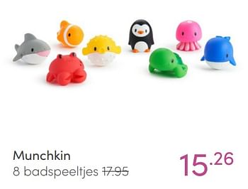 Aanbiedingen Munchkin 8 badspeeltjes - Munchkin - Geldig van 09/01/2022 tot 15/01/2022 bij Baby & Tiener Megastore