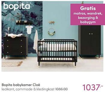 Aanbiedingen Bopita babykamer cloë - Bopita - Geldig van 16/01/2022 tot 22/01/2022 bij Baby & Tiener Megastore