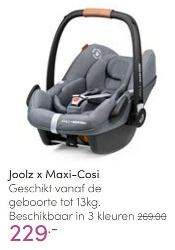 Aanbiedingen Joolz x maxi-cosi - Joolz - Geldig van 16/01/2022 tot 22/01/2022 bij Baby & Tiener Megastore