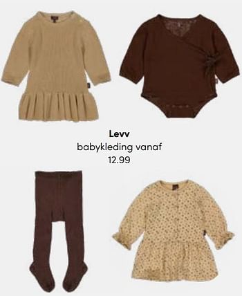 Aanbiedingen Levv babykleding - LEVV - Geldig van 16/01/2022 tot 22/01/2022 bij Baby & Tiener Megastore