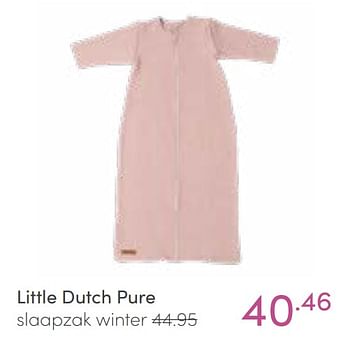 Aanbiedingen Little dutch pure slaapzak winter - Little Dutch - Geldig van 16/01/2022 tot 22/01/2022 bij Baby & Tiener Megastore