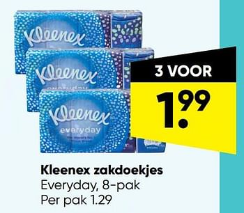 Aanbiedingen Kleenex zakdoekjes - Kleenex - Geldig van 14/01/2022 tot 31/01/2022 bij Big Bazar