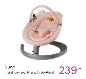 Aanbiedingen Nuna leaf grow peach - Nuna - Geldig van 16/01/2022 tot 22/01/2022 bij Baby & Tiener Megastore