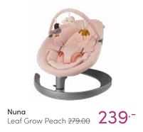 Aanbiedingen Nuna leaf grow peach - Nuna - Geldig van 16/01/2022 tot 22/01/2022 bij Baby & Tiener Megastore