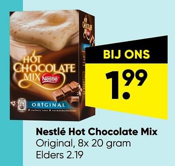 Aanbiedingen Nestlé hot chocolate mix - Nestlé - Geldig van 14/01/2022 tot 31/01/2022 bij Big Bazar