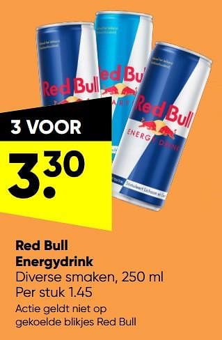 Aanbiedingen Red bull energydrink - Red Bull - Geldig van 14/01/2022 tot 31/01/2022 bij Big Bazar