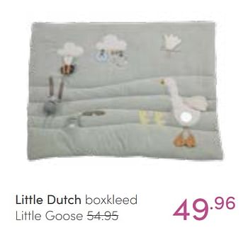 Aanbiedingen Little dutch boxkleed little goose - Little Dutch - Geldig van 16/01/2022 tot 22/01/2022 bij Baby & Tiener Megastore
