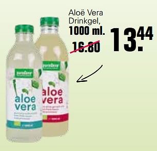 Aanbiedingen Aloë vera drinkgel - Purasana - Geldig van 12/01/2022 tot 29/01/2022 bij De Online Drogist
